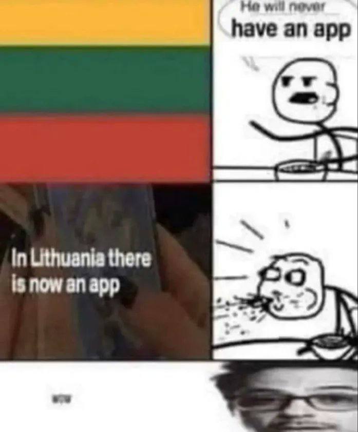 Но will have an app In Lithuania there is NOW an app