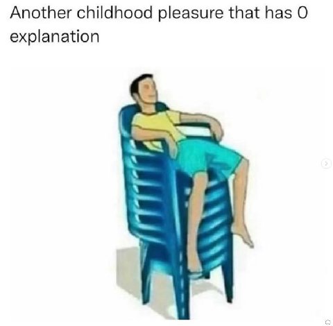 Another childhood pleasure that has explanation
