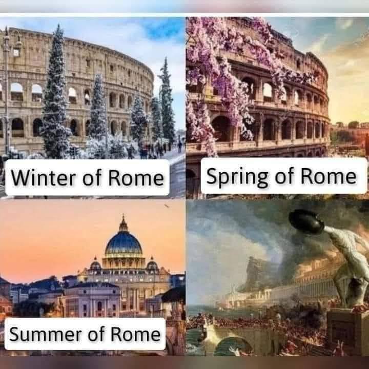 4 4 у we Winter of Rome Spring of Rome +4 1 Summer of Rome
