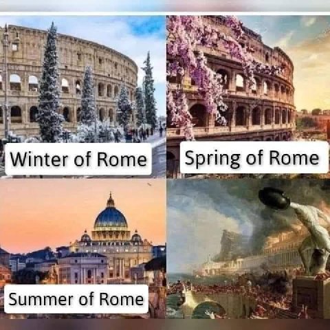 4 4 у we Winter of Rome Spring of Rome +4 1 Summer of Rome