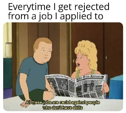Everytime get rejected from applied to are