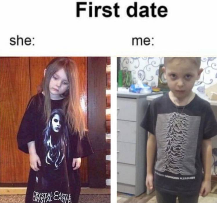 First date she: me 4