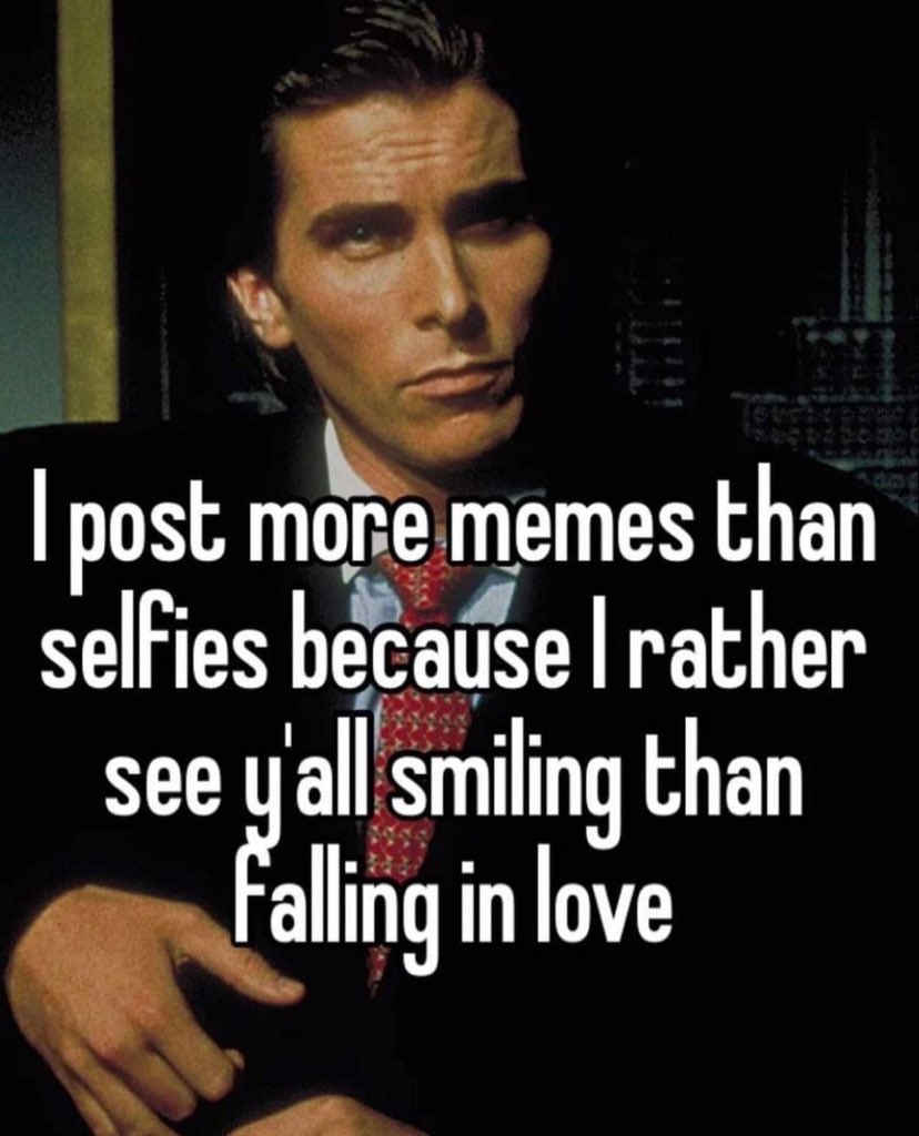 post тогететез than because rather see yall smiling than in love