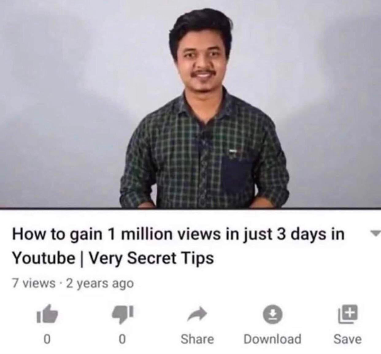 How to дат 1 million views in just 3 days Youtube Very Secret Tips views years ago 0 0 Share Download Save