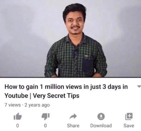 How to дат 1 million views in just 3 days Youtube Very Secret Tips views years ago 0 0 Share Download Save