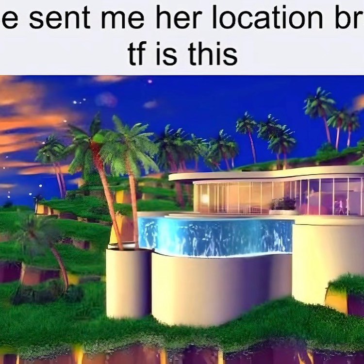 sent me her location is this