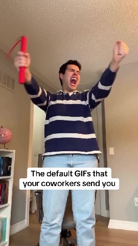 The default GIFs that your coworkers send you