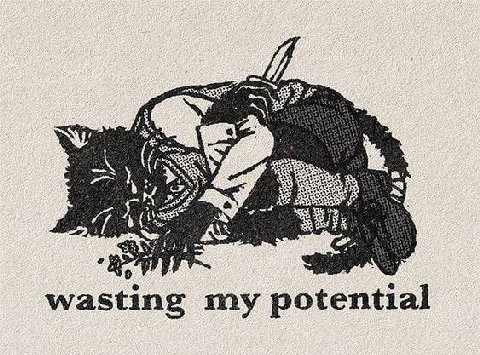 wasting my potential