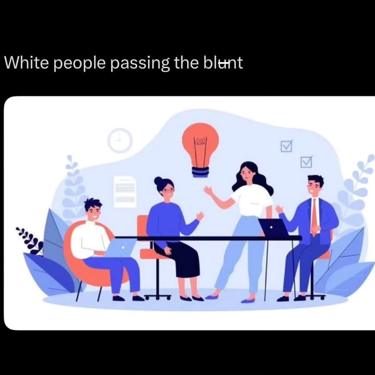 White people passing the blent