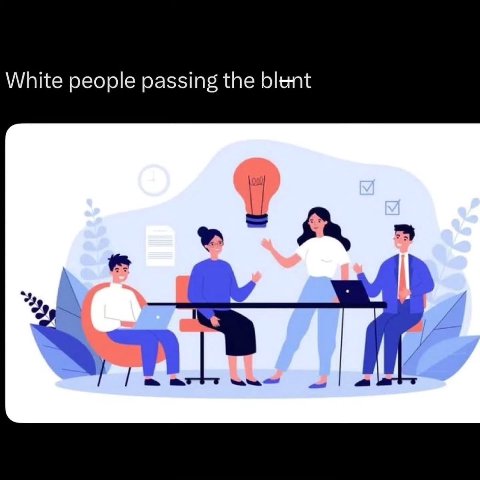 White people passing the blent
