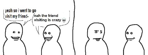yeah so went to visit my friend- the friend visiting is craz 4 о о
