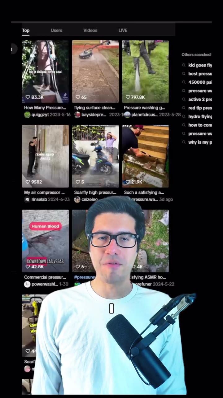 РЯ | Менее ААА bi | it's just like those water о \ jetpacks at the beach Regular Pressure Washer: Being kind in calculation Bernoulli's Principle Тор Users Videos ИМЕ How Many Pressure... flying surfa