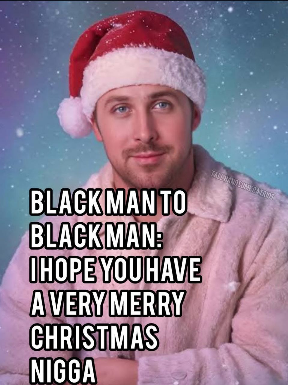 BLACK MANTO BLACK MAN: AVERY MERRY CHRISTMAS NIGGA