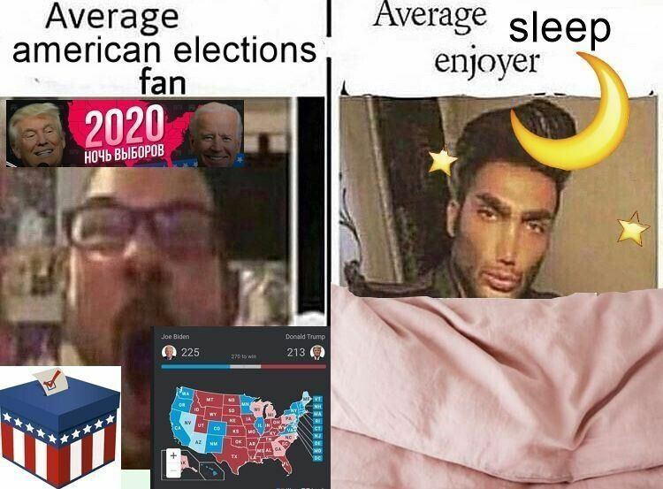 Average american elections an епуоуег fen НОЧЬ ВЫБОРОВ 225 213