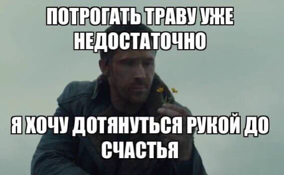 ПОТРОГАТЬ ТРАВУ УЖЕ НЕДОСТАТОЧНО Я ХОЧУ ДОТЯНУТЬСЯ РУКОЙ ДО СЧАСТЬЯ