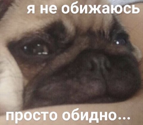 я не обижаюсь просто обидно...