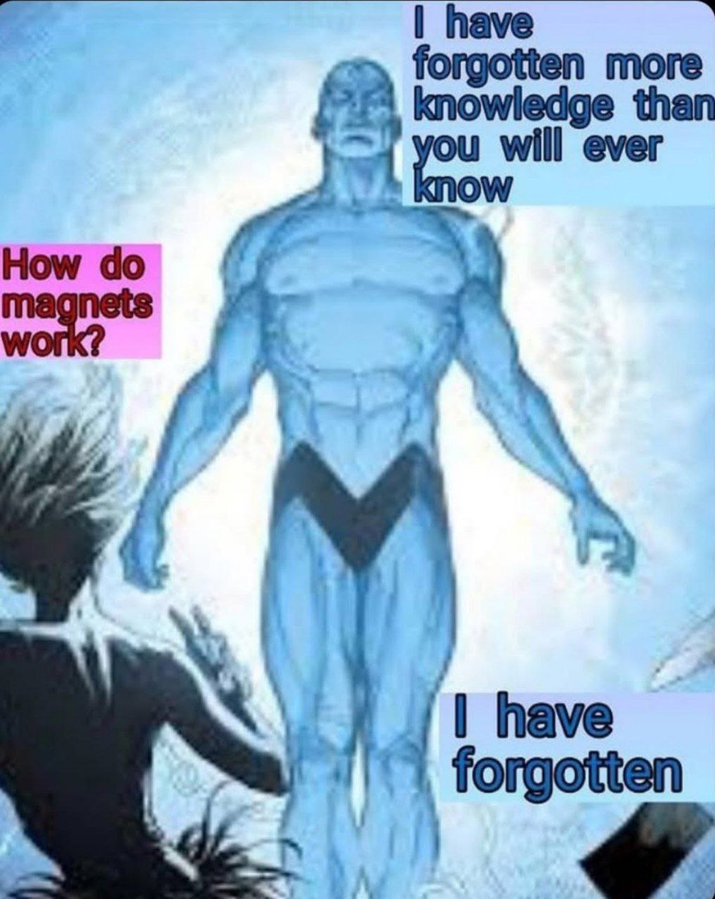 have than How have forgotten