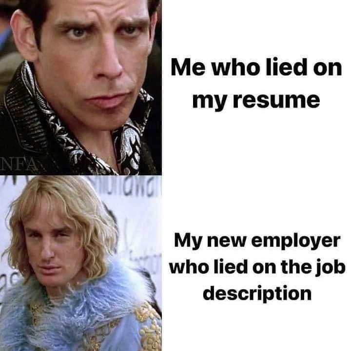 А Мемто Неа тугезите a My new employer wholied on description