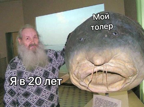 Мой толер 20 лет
