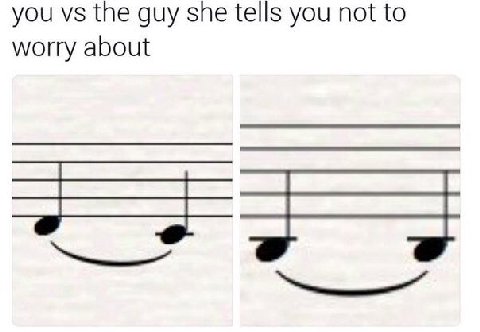 you the guy she tells you not to worry about