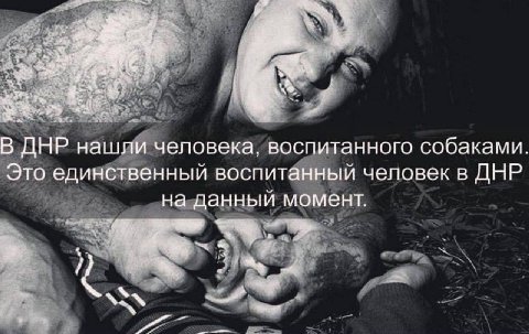 В ДНР нашли человека, воспитанного собаками Это единственный воспитанный человек в ДНР на данный момент aN