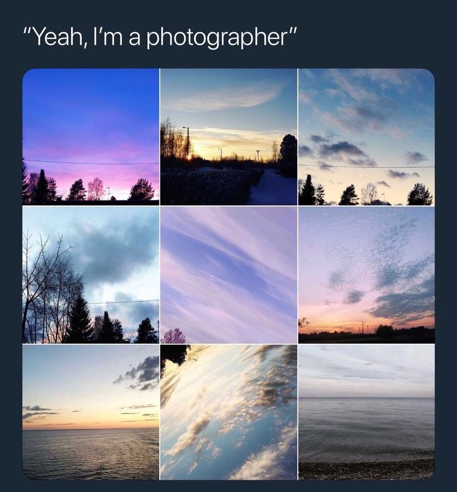 “Yeah, а photographer”