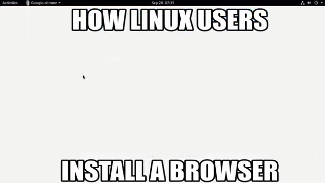 р HOW LINUX USERS м “INSTALL А BROWSER STINSTALUN BROWSER x INSTALUA'BROWSER НОМИИМУЖ ЗЕ