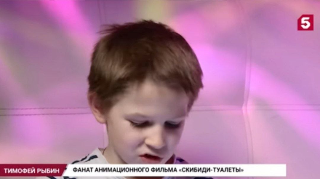 4 ТИМОФЕЙ РЫБИН ФАНАТ АНИМАЦИОННОГО ФИЛЬМА «СКИБИДИ-ТУАЛЕТЫ»