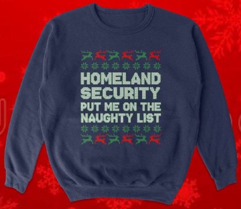 HOMELAND SECURITY PUT ME ON THE NAUGHTY LIST