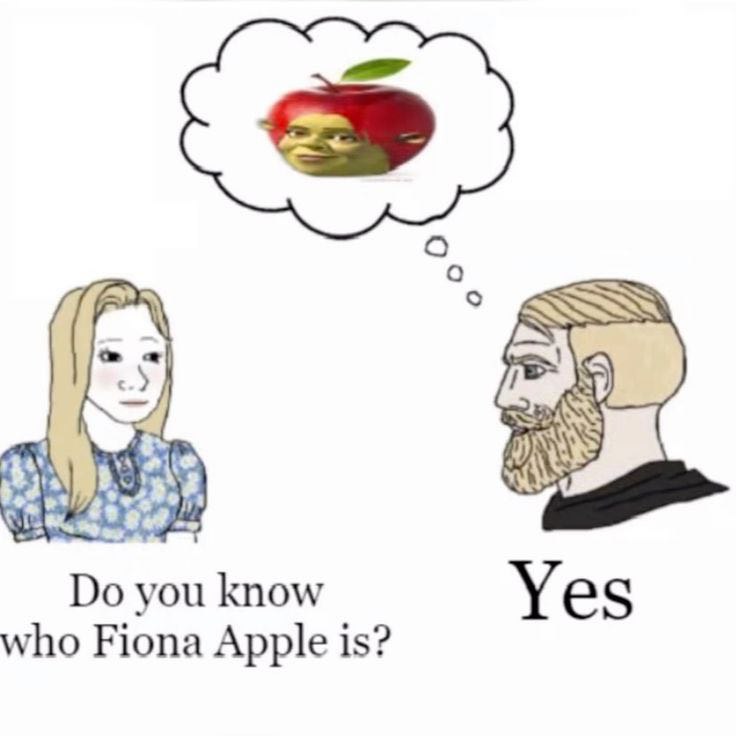 A you know Yes who Fiona Apple is?