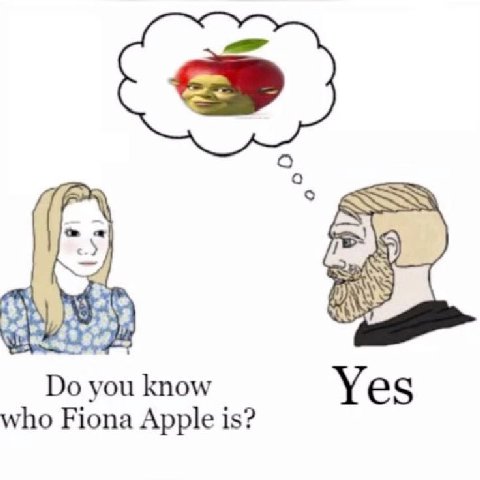 A you know Yes who Fiona Apple is?