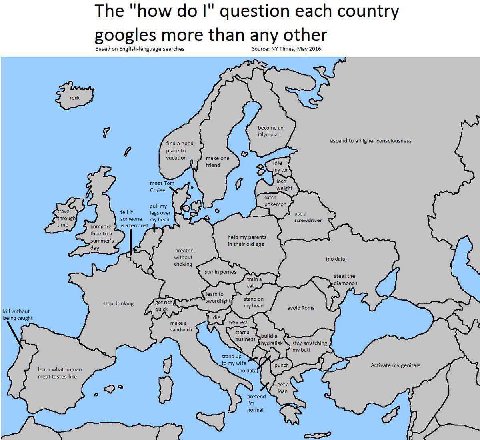 "how i The "how question each country Based on English-language searches Source: Times, May 2016 become an Я Olympian ascend to a higher consciousness place to vacation make one friend 2 meet Tom lose