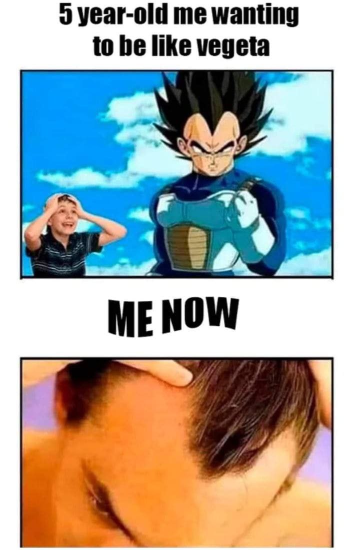 year-old me wanting to be like vegeta 4