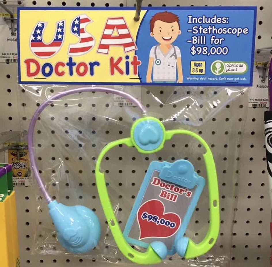 0 Includes ~Stethoscope -Bill for $98, Doctor Kit aver get