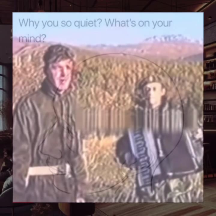 Why you so quiet? What's on your 9