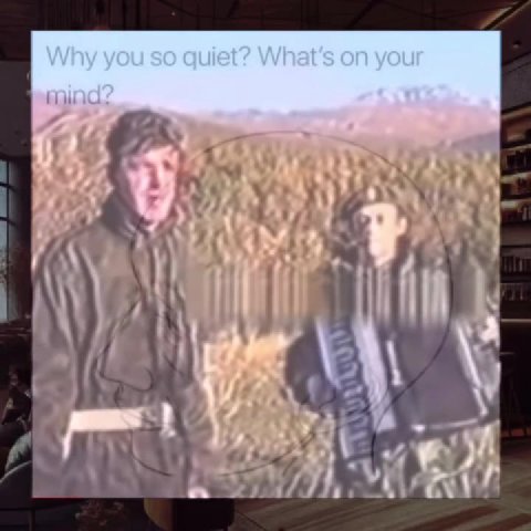 Why you so quiet? What's on your 9