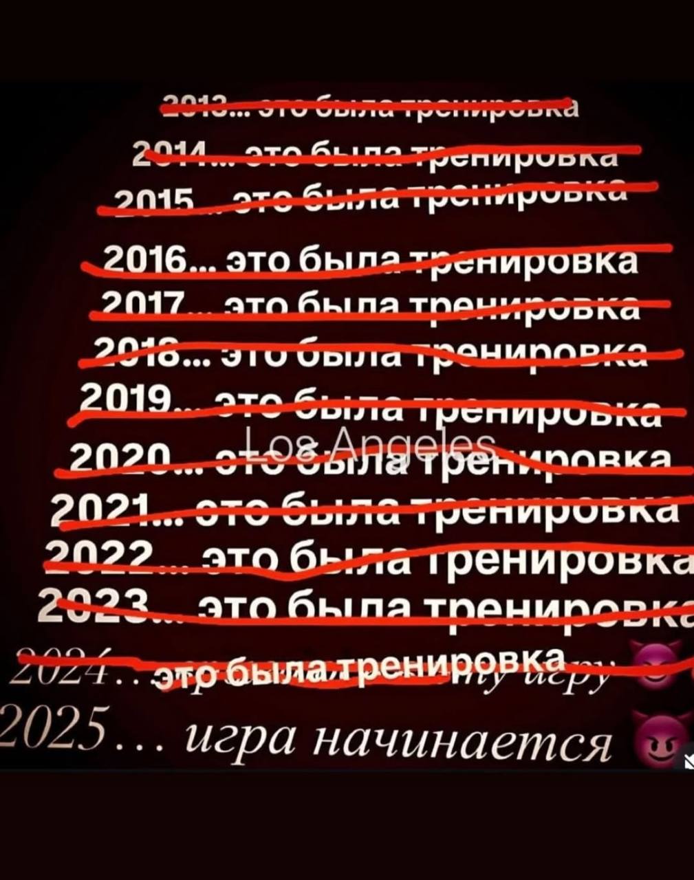 трепировка' ato с: WiPOBRG 2016... это былатренировка 2017... этобылатренировка 2 STU 2019... 108 2021 2022... это бьлатренировка 2923_ это быпа тренмю этр 5 игра начинается