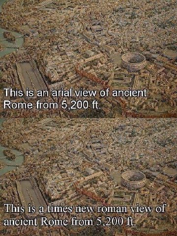 This is an arial view of ancient Rome from 5,200 This is а times new roman view of ancient Rome from 3.200