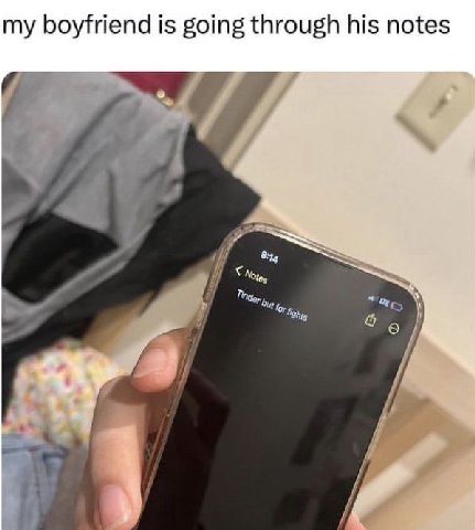 my boyfriend is going through his notes
