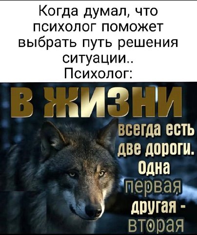 психолог поможет выбрать путь решения ситуации.. Психолог: всегда есть две дороги. у другая вторая