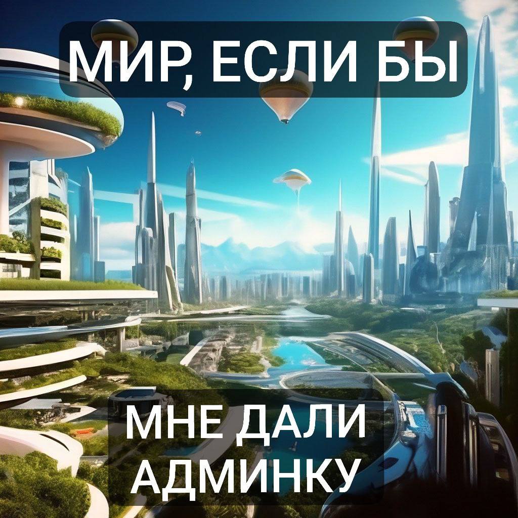 —МИР ЕСЛИ БЫ me МНЕ ДАЛИ АДМИНКУ