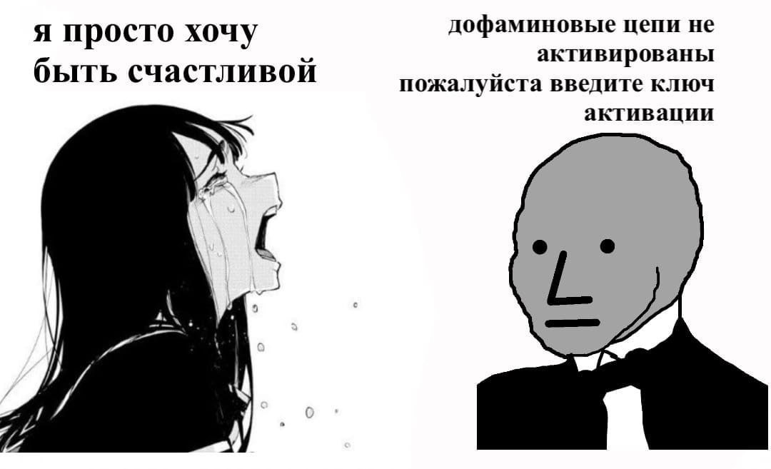 я просто хочу дофаминовые цепи не активированы быть счастливой пожалуйста введите ключ активации