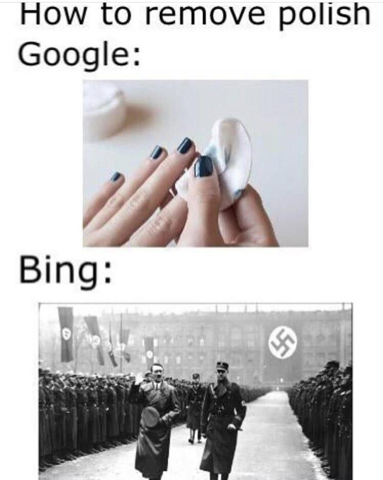 How to remove polish Google: Bing: