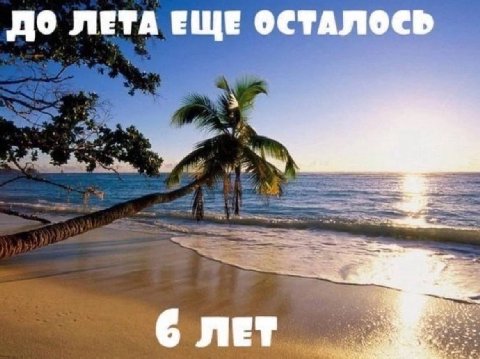 ДО ЛЕТА ЕЩЕ ОСТАЛОСЬ me we 6 ЛЕТ a