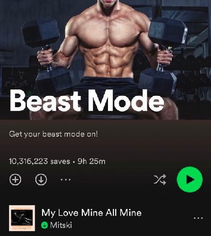 Beast Mode Get your beast mode on! 10,316,223 saves My Love Mine All Mine Mitski