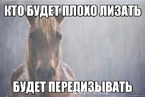 КТО ЛИЗАТЬ БУДЕТ ПЕРЕДИЗЫВАТЬ