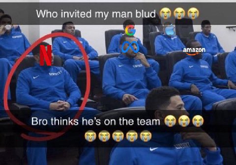 Who invited my man blud amazon Bro thinks he’s the team
