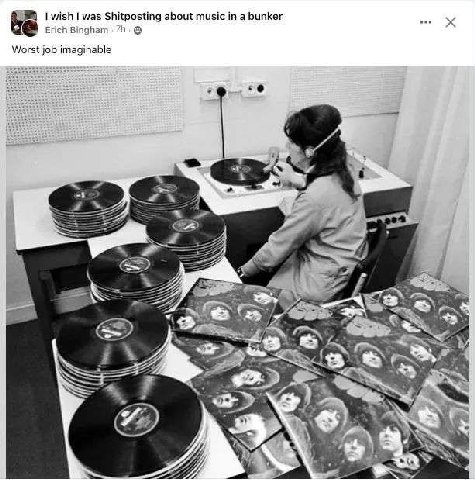 about music in a bunker Worst job imaginable