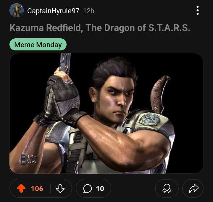 4 CaptainHyrule97 Kazuma Redfield, The Dragon of S.T.A.R.S. 4 106 10