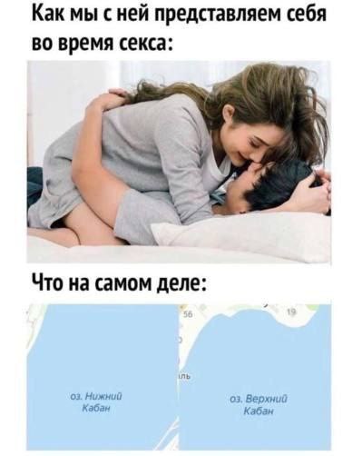 Как мы представляем себя во время секса: 2 4 Что на самом деле: Нижний Верхний Кабан Кабан
